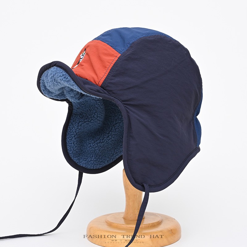 Corduroy Cap 5 Panel - หมวกบอมเบอร์สไตล์เรโทรแบบแพทช์เวิร์ค 5 แผง จับคู่สี สำหรับปั่นจักรยาน ผู้ชาย