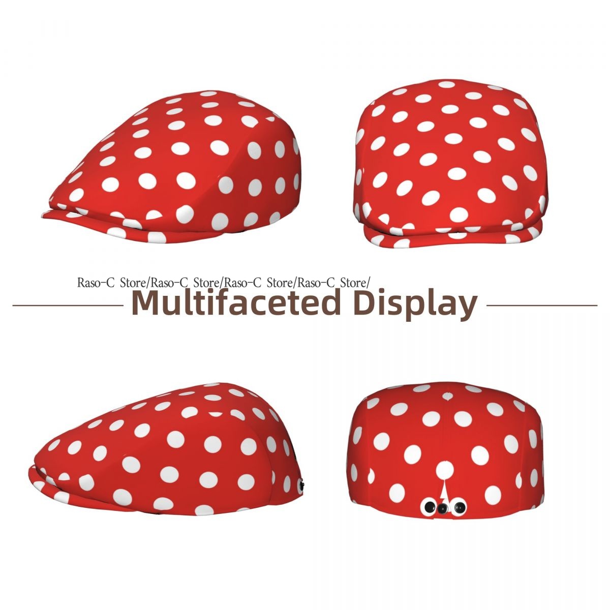 หมวกแก๊ปทรงแบนสำหรับผู้ใหญ่แบบ - Newsboy Cap Ivy บทวิจารณ์และราคา