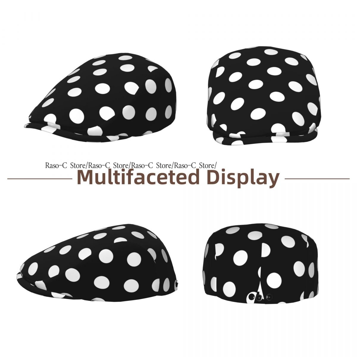 หมวกแก๊ปทรงแบนสำหรับผู้ใหญ่แบบ - Newsboy Cap Ivy บทวิจารณ์และราคา