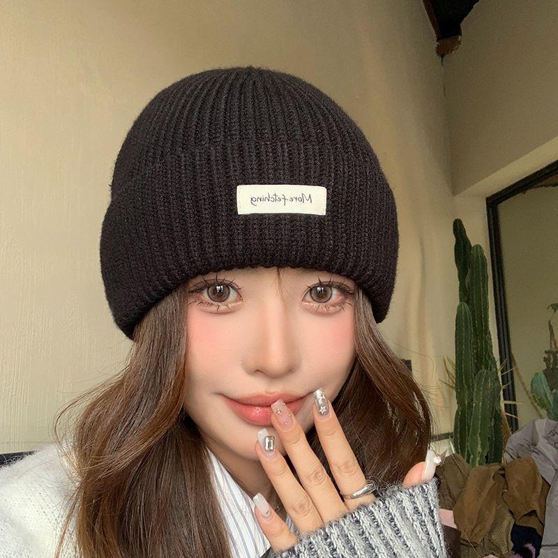 หมวกบีนนี่ฤดูหนาว ปักป้ายโลโก้ - Beanie Cuffed Knit บทวิจารณ์และราคา